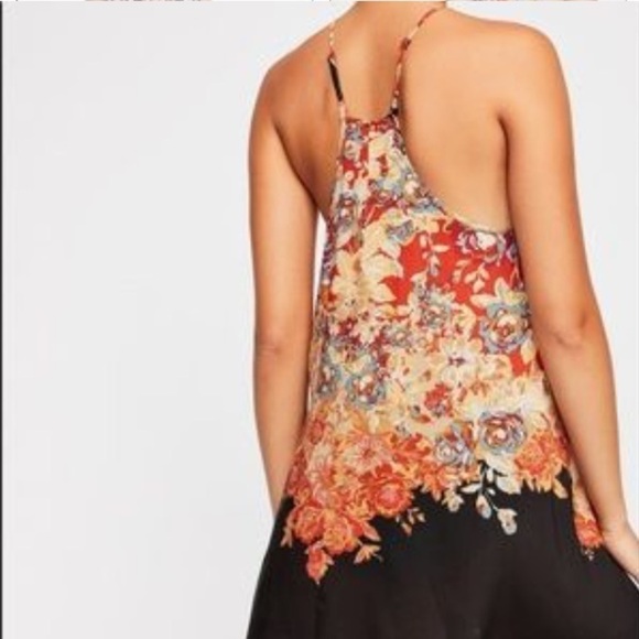 NEW Free People Floral Haze Mini Slip Dress Twilight Combo XS Relaxed Fit - Picture 10 of 16